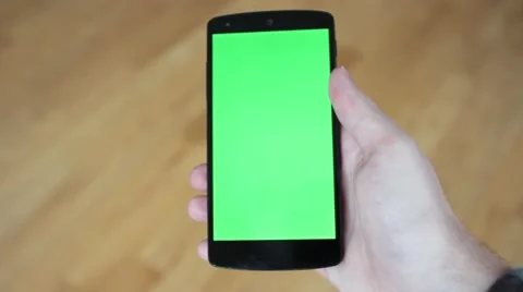 Greenscreen android shakey twoscrollup Stock Footage 52994067