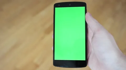 Greenscreen android shakey zoomin Stock Footage 52994064