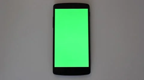 Greenscreen android still singlescrolldown Stock Footage 52994062