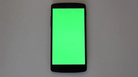 Greenscreen android still singletap Stock Footage 52994066