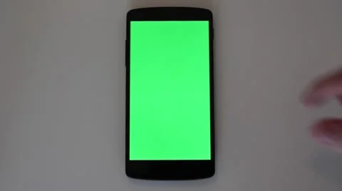 Greenscreen android still twozoomout Stock Footage 52993935