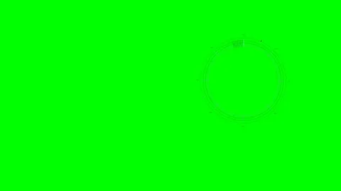 Greenscreen animation for war documentary with advanced HUD interface for Видео 331493512