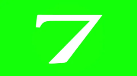 Greenscreen Countdown Stock Footage 5503271