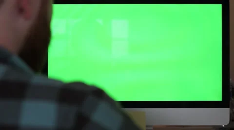 Greenscreen desktop still Stock Footage 52993918