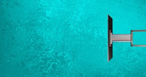 Greenscreen Virtual Set Background Video stock 106515664