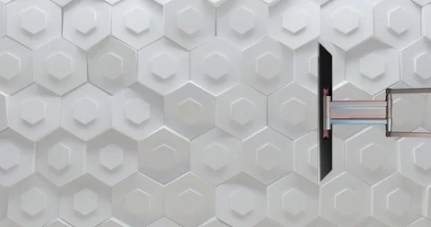 Greenscreen Virtual Set Background Video stock 106515698