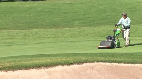 GreensMowing2 Stock Footage 8849801