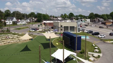 Greenspace in Suburbs Stock Footage 158896944