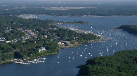 Greenwich Cove Stock Footage 65388151