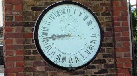 Greenwich Precision magnetic clock Stock Footage 63150059