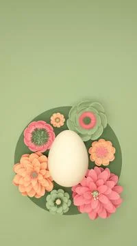 Greeting card for Easter holiday. Stock Illustration