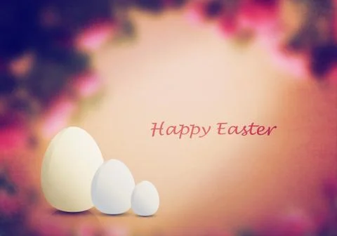 Greeting card for easter Stock Illustration