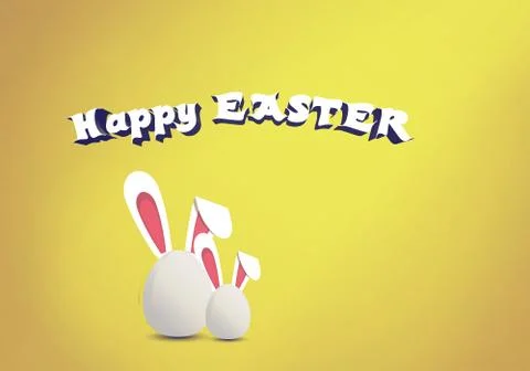 Greeting card for easter Stock Illustration