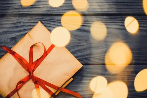 Greeting card in envelope Foto stock