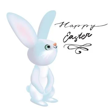 Greeting card Happy Easter Stock Illustration