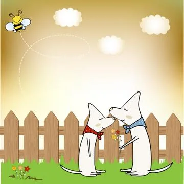 Greeting card Stock Illustration