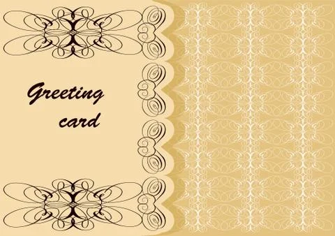 Greeting card Stock Illustration