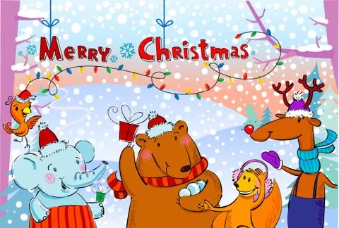 Greeting card Stock Illustration