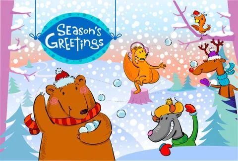 Greeting card Stock Illustration