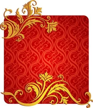 Greeting card Illustrazione stock