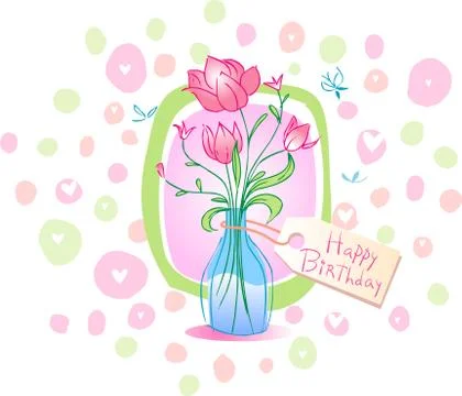 Greeting card Stock Illustration