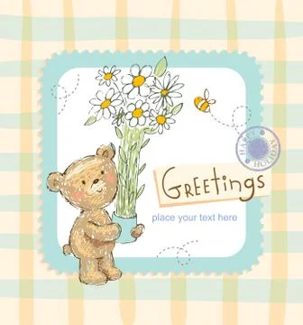 Greeting card Stock Illustration