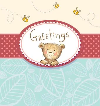Greeting card Stock-Illustration