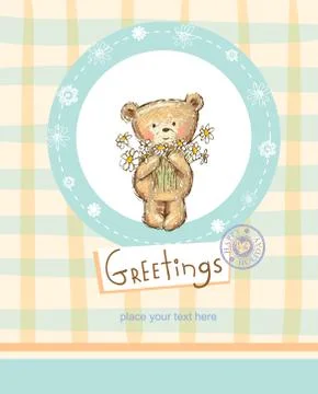 Greeting card Stock Illustration