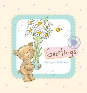 Greeting card Stock Illustration
