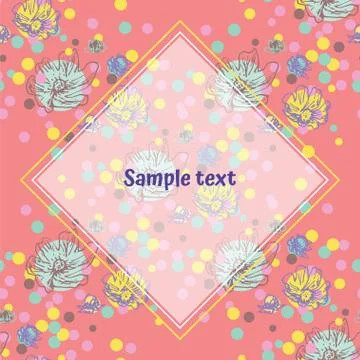 Greeting card Stock Illustration