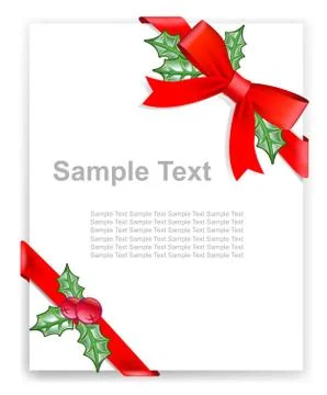 Greeting card or the certificate Illustrazione stock