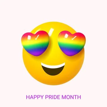 Greeting card for Pride Month Stock Illustration