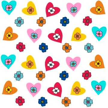 Greeting card for spring Stock Illustration