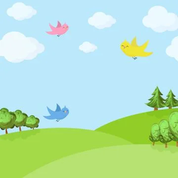 Greeting card template Cute simple Artistic hand drawn illustration doodle For Stock Illustration