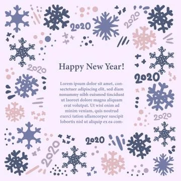 Greeting card template Stock Illustration