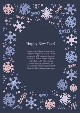 Greeting card template Stock Illustration
