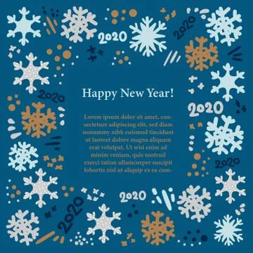 Greeting card template Stock Illustration