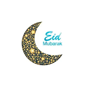 Greeting card template islamic vector design for Eid Mubarak - Translation of Stock Illustration