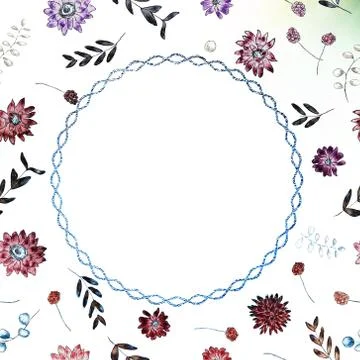 Greeting card template with space for text. Stock Illustration