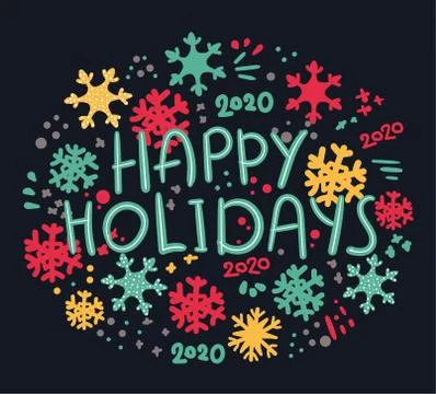 Greeting card vector template Stock Illustration