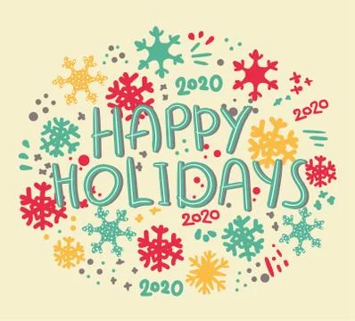 Greeting card vector template. Stock Illustration