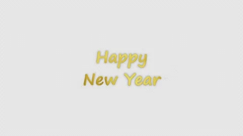 Greeting Particles Reveal On Alpha Stock Footage 295031622