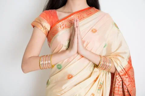 Greeting pose Stock Photos