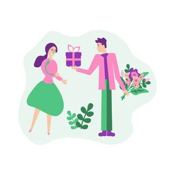 Greeting vector illustration Stock Illustration