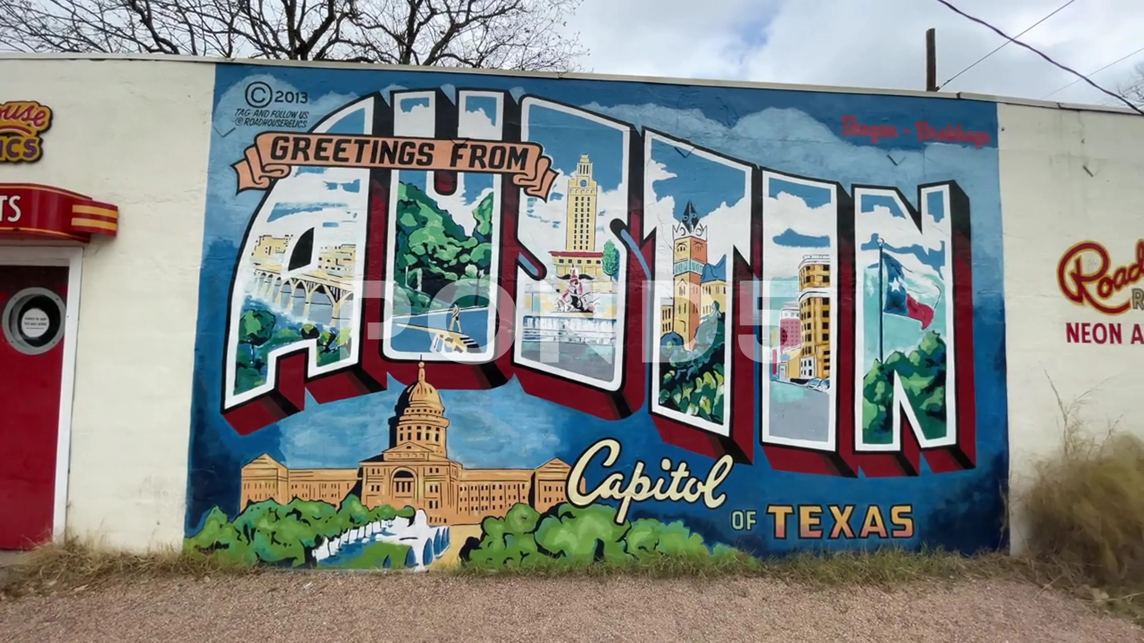 Welcome To Austin Postcard