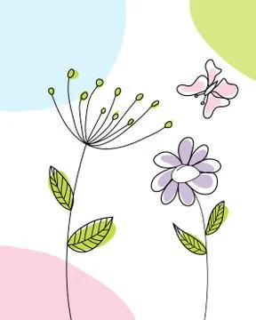 Greetings card Stock Illustration