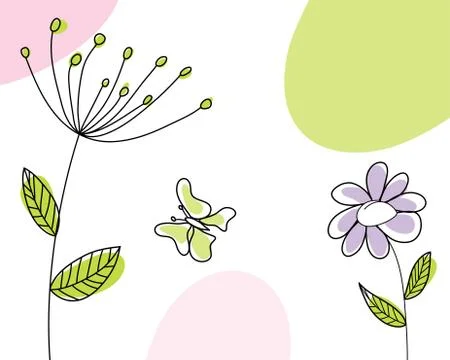 Greetings card Illustrazione stock