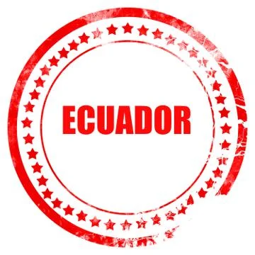 Greetings from ecuador Stock Illustration