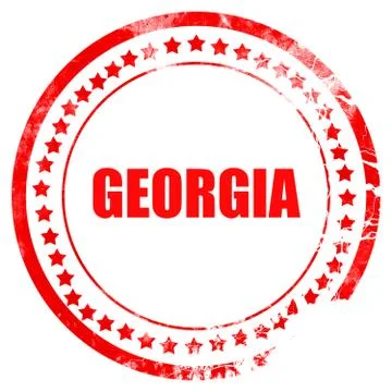 Greetings from georgia Stock Illustration