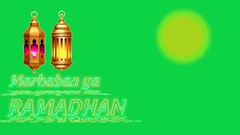 Greetings for the month of Ramadan Stock Footage 269126712
